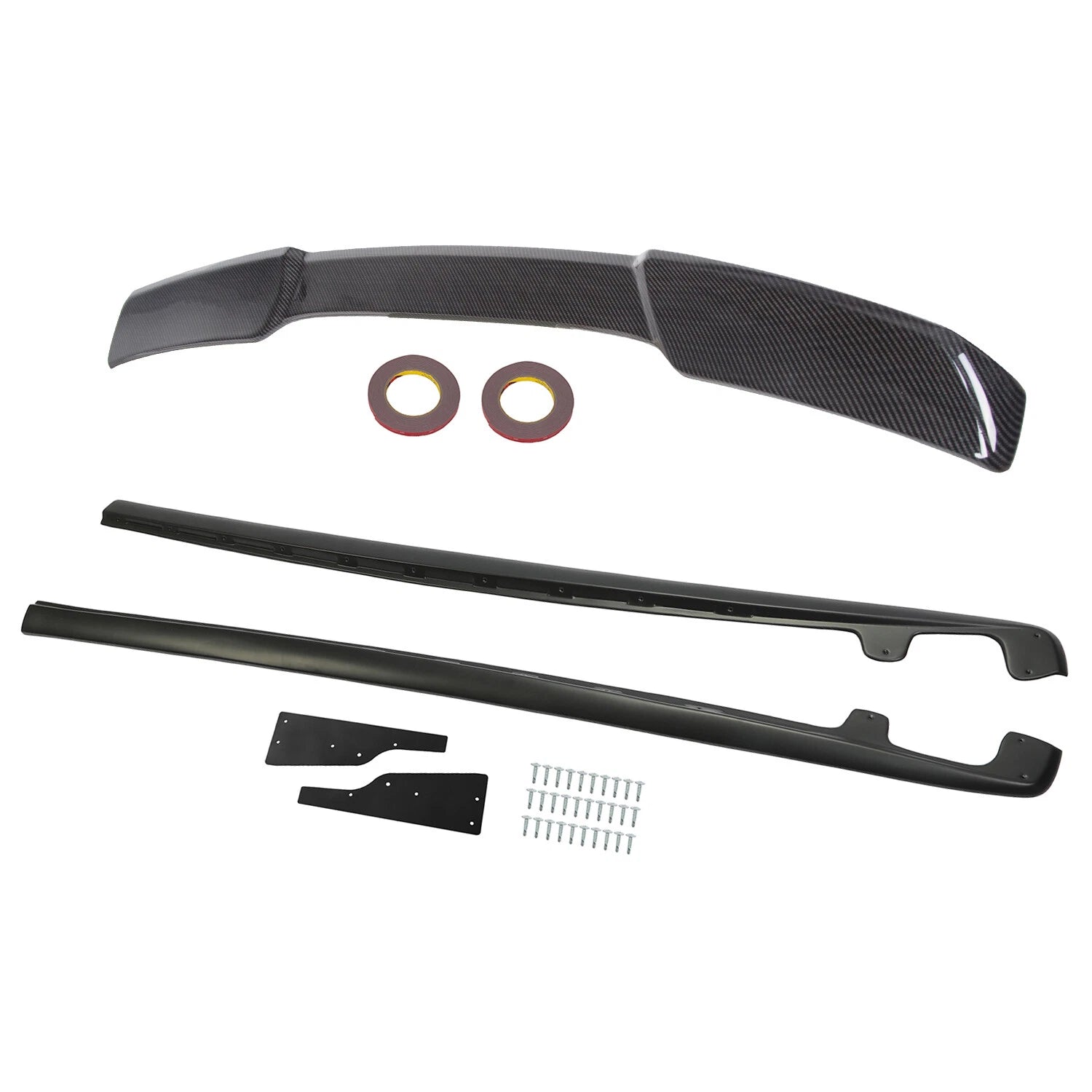 ZR1 Style Side Skirts & Rear Trunk Wing Spoiler for Corvette C6 (2005–2013)