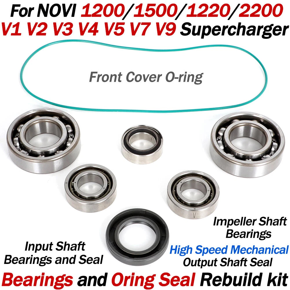 Rebuild Kit with Mechanical Bearing & O-Ring for Novi 1200 1500 (V1-V9)