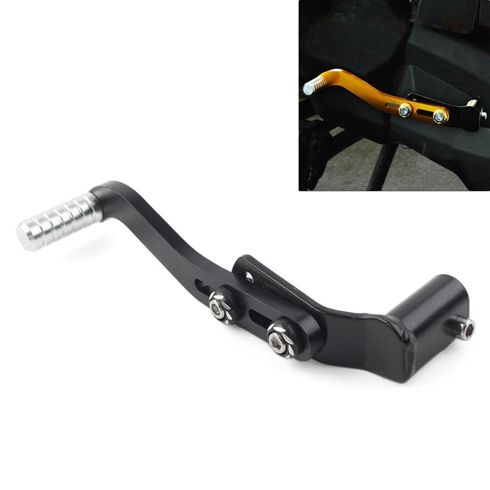 CNC Gear Shift Lever Footrest Pedal Shifter Black Aluminum Universal