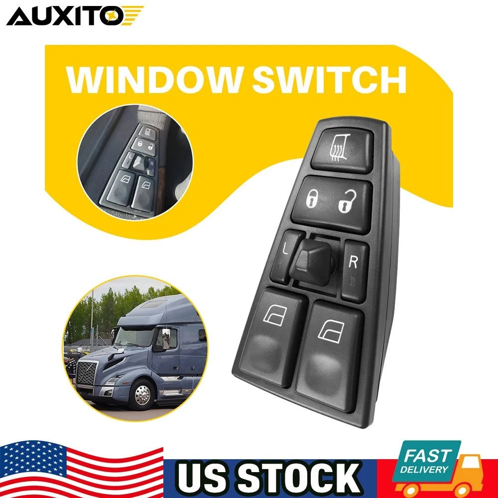 Power Window Switch for Volvo VNL VHD VAH (2004–2017)
