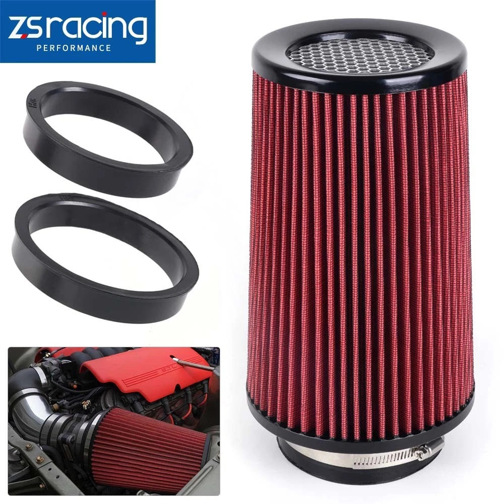 Cold Air Intake Filter for Universal Vehicles (3", 3.5", 4")