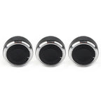 3 x A/C Control Switch Knob Covers for Mazda 3 M3 (2004-2009)