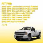 Bed Lighting Kit for Chevy Silverado 1500 2500 3500 (2016–2019)