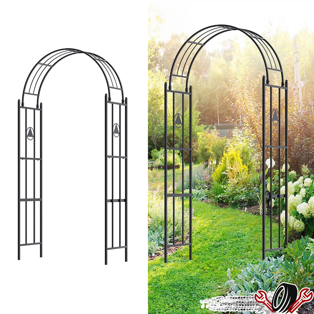Garden Archway Trellis for Yard Decor and Patio Structure (89.5in)