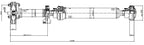 Prop Drive Shaft for Porsche Cayenne & VW Touareg