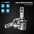 2X NOVSIGHT 9005 9006 LED Headlight Kit Combo Bulb 6500K for High Low Beam
