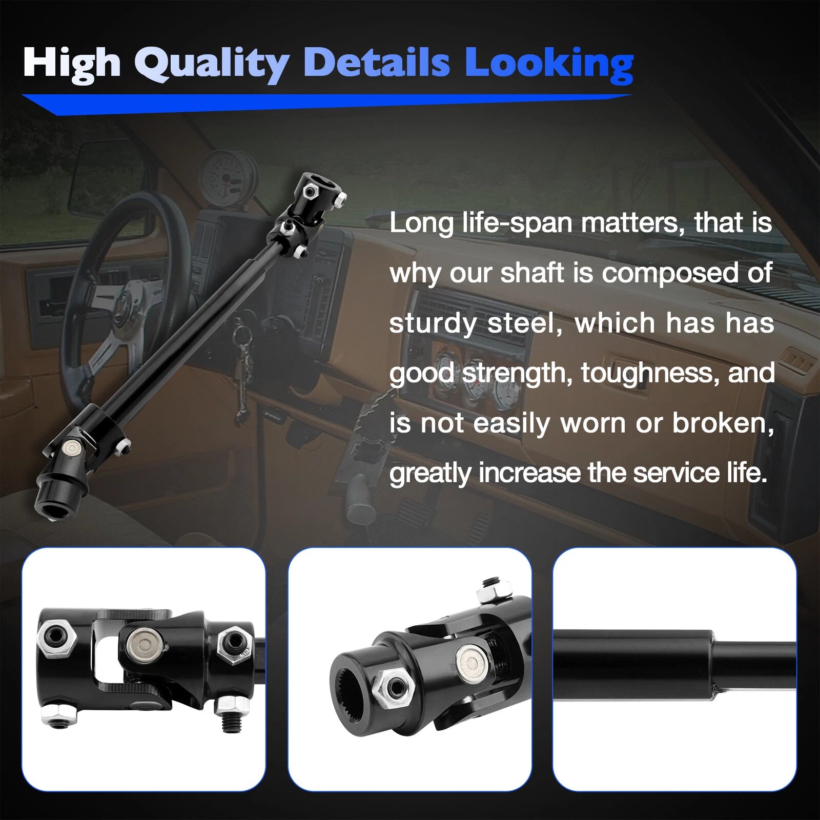 Steering Column Shaft for GM S10 G-Body F-Body (1982-1993)