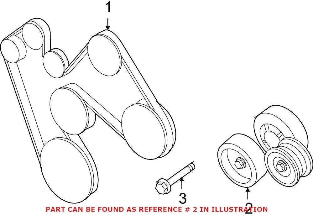 Drive Belt Tensioner Assembly for Dodge Dakota (2005–2011)