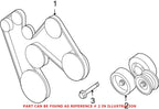 Drive Belt Tensioner Assembly for Dodge Dakota (2005–2011)