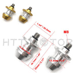 8mm CNC Swingarm Spools Sliders for Universal Motorcycle (All Years) - Gold