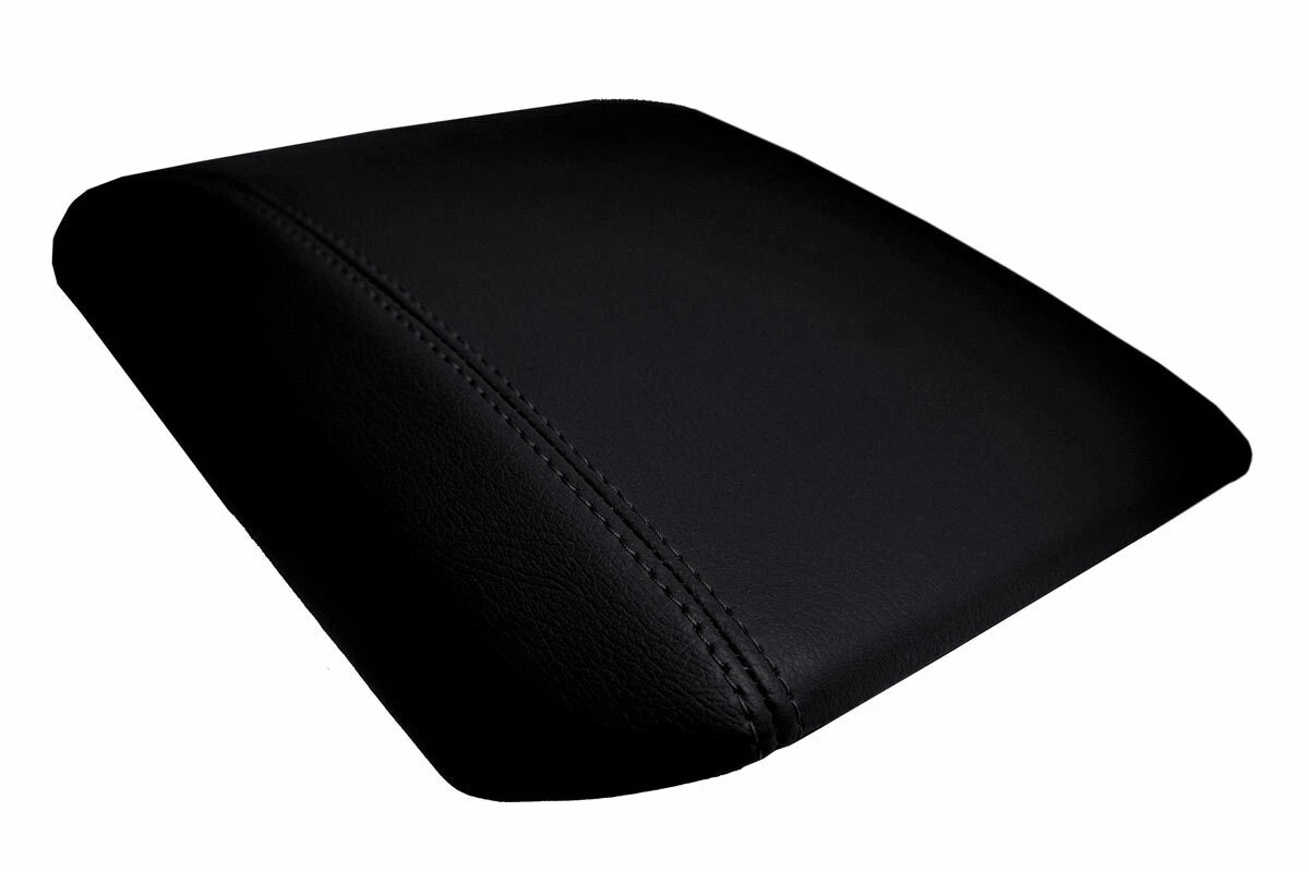 Center Console Lid Armrest Cover for Ford Explorer (2020–2022) Black PVC Leather
