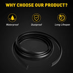 Rubber Windshield Trim Seal for Car Rear Front Window (10ft)
