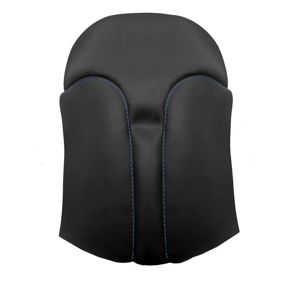 Console Lid Armrest Cover for Nissan Rogue (2017–2020) Blue Stitch