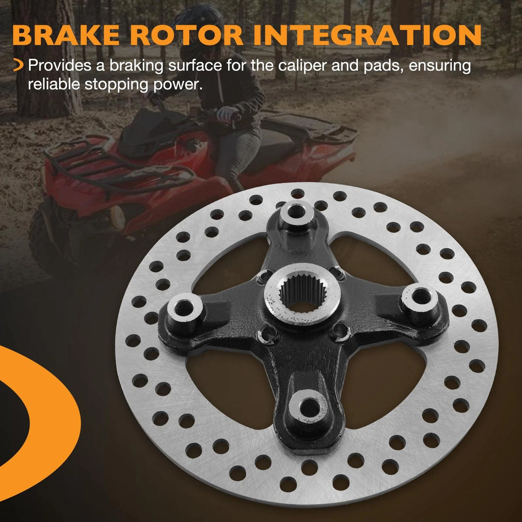 Wheel Hub & Brake Rotor w/Studs for Can-Am Outlander (2014–2023)