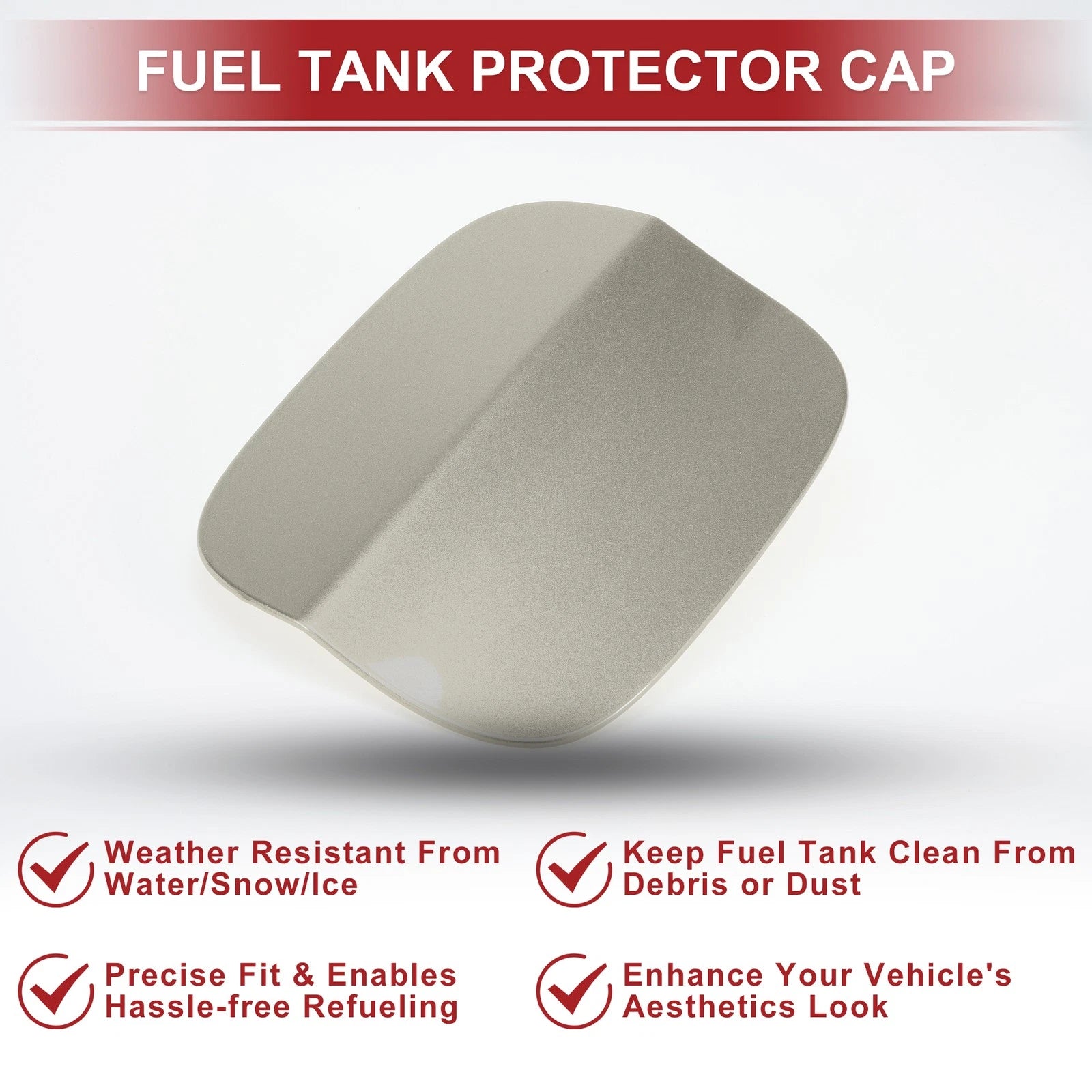 Fuel Tank Door Cap for Audi Q5 8RB (2010–2016) Fuel Filler Flap Cover Beige