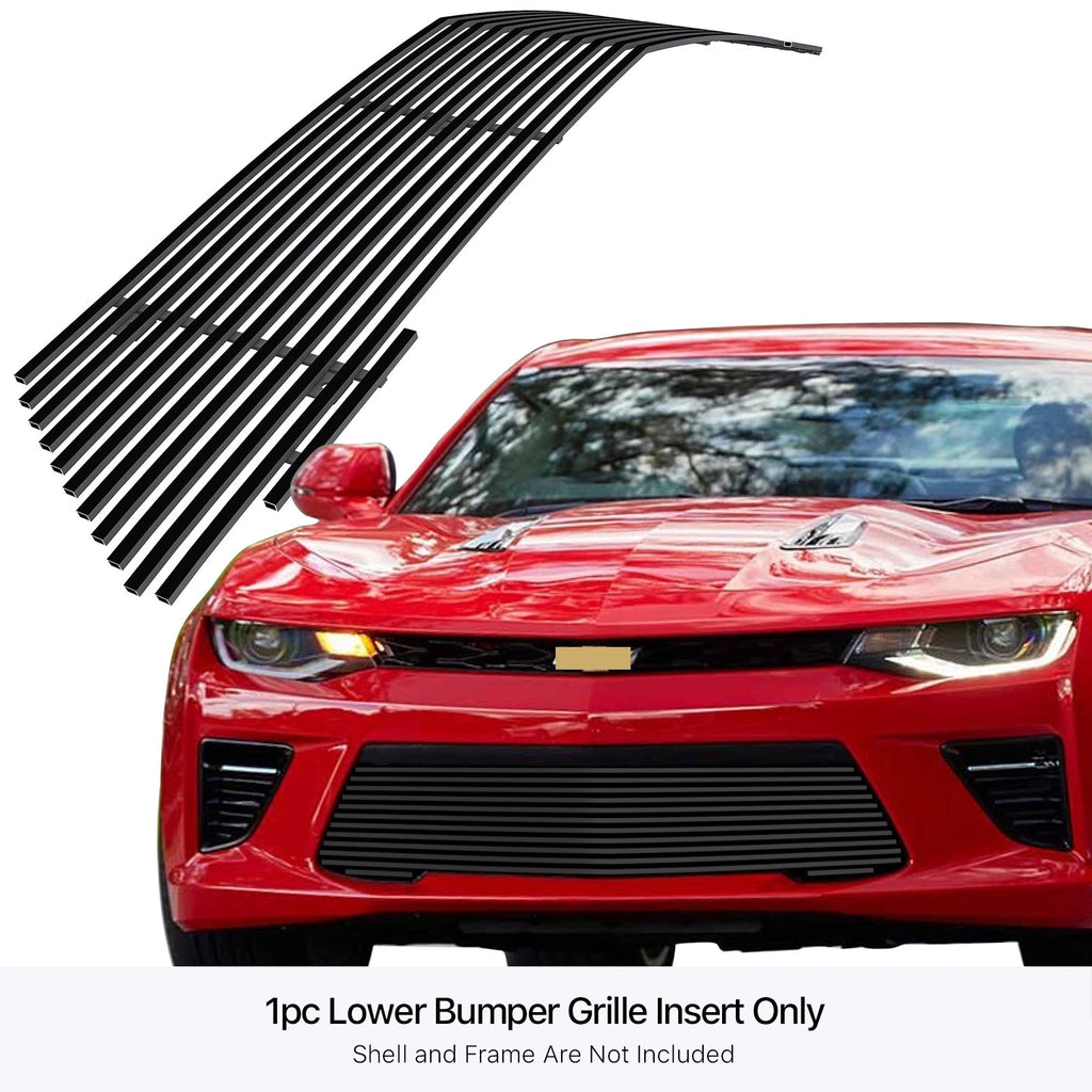 Stainless Black Billet Grille Insert for Chevy Camaro SS (2016-2018)