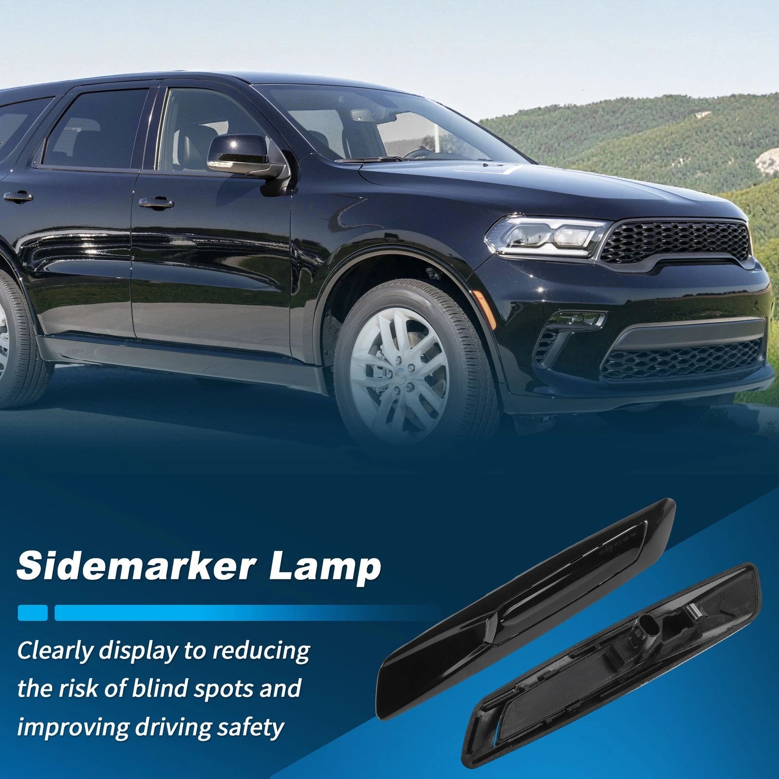 2X LED Side Fender Marker Light for BMW 1 Series E81 (2001–2013)