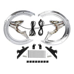 2X Brake Rotor Covers LED Light Smoke Lens for Honda Goldwing 1800 (2018–2025)