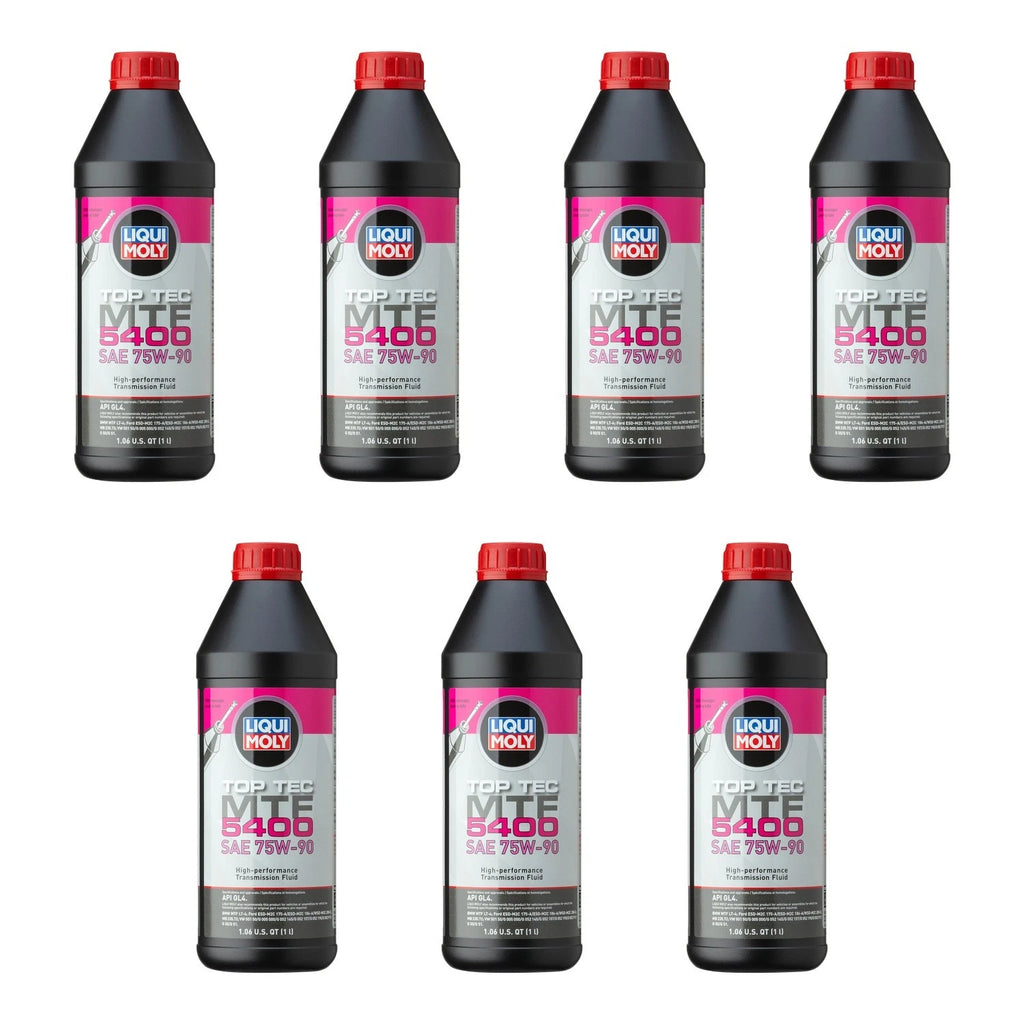 Set of 7 Liqui Moly Top Tec MTF 5400 75W-90 Gear Oil (1L each)