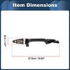 Front Right Exterior Door Handle for Kia Rio (2011) - Silver Tone