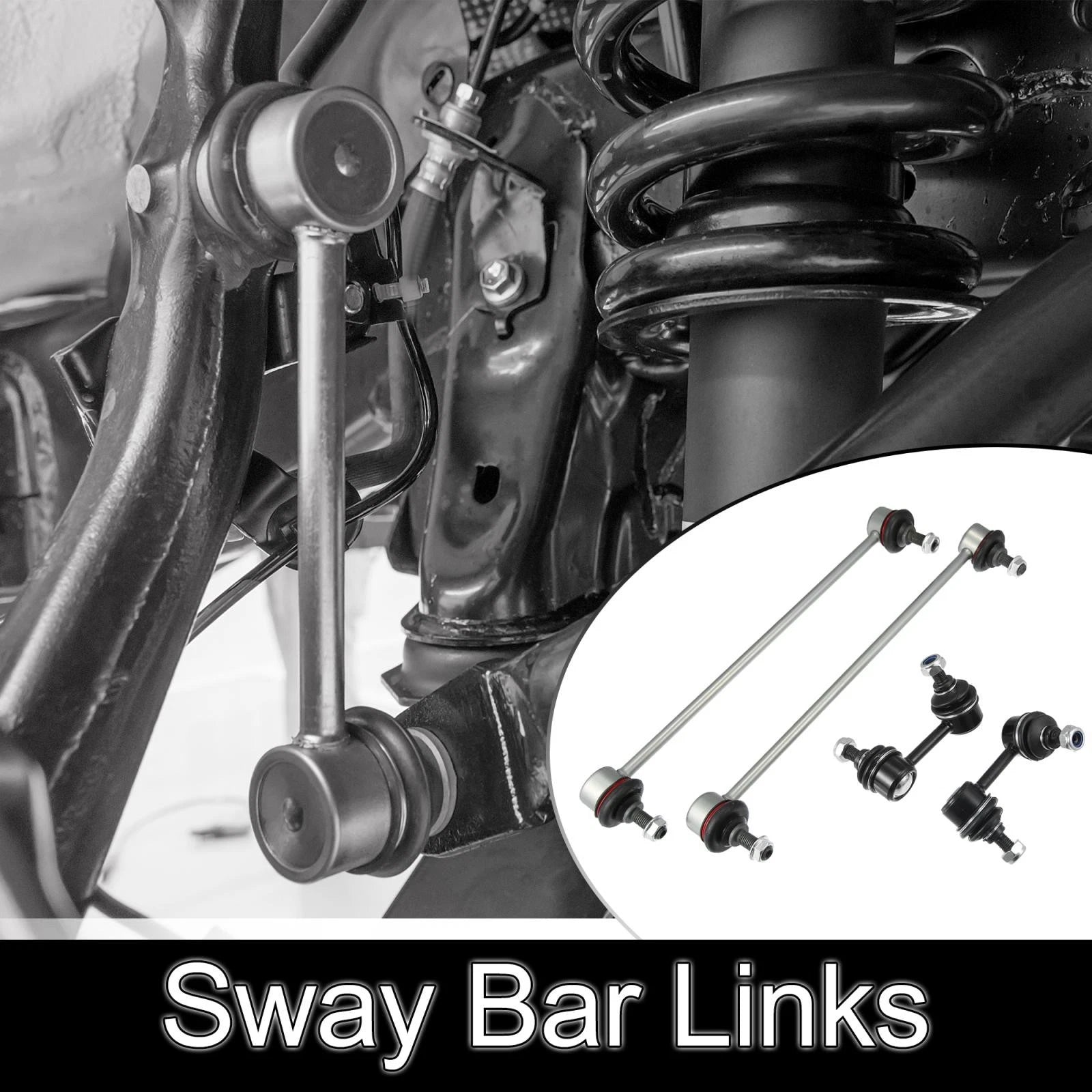 Set of 4 Front Sway Bar Links K750604 for Honda Civic (2012–2015)