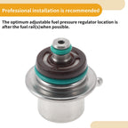 Fuel Pressure Regulator for BMW 323i (1997–2001) No. 0280160504 Metal 20-70 Psi