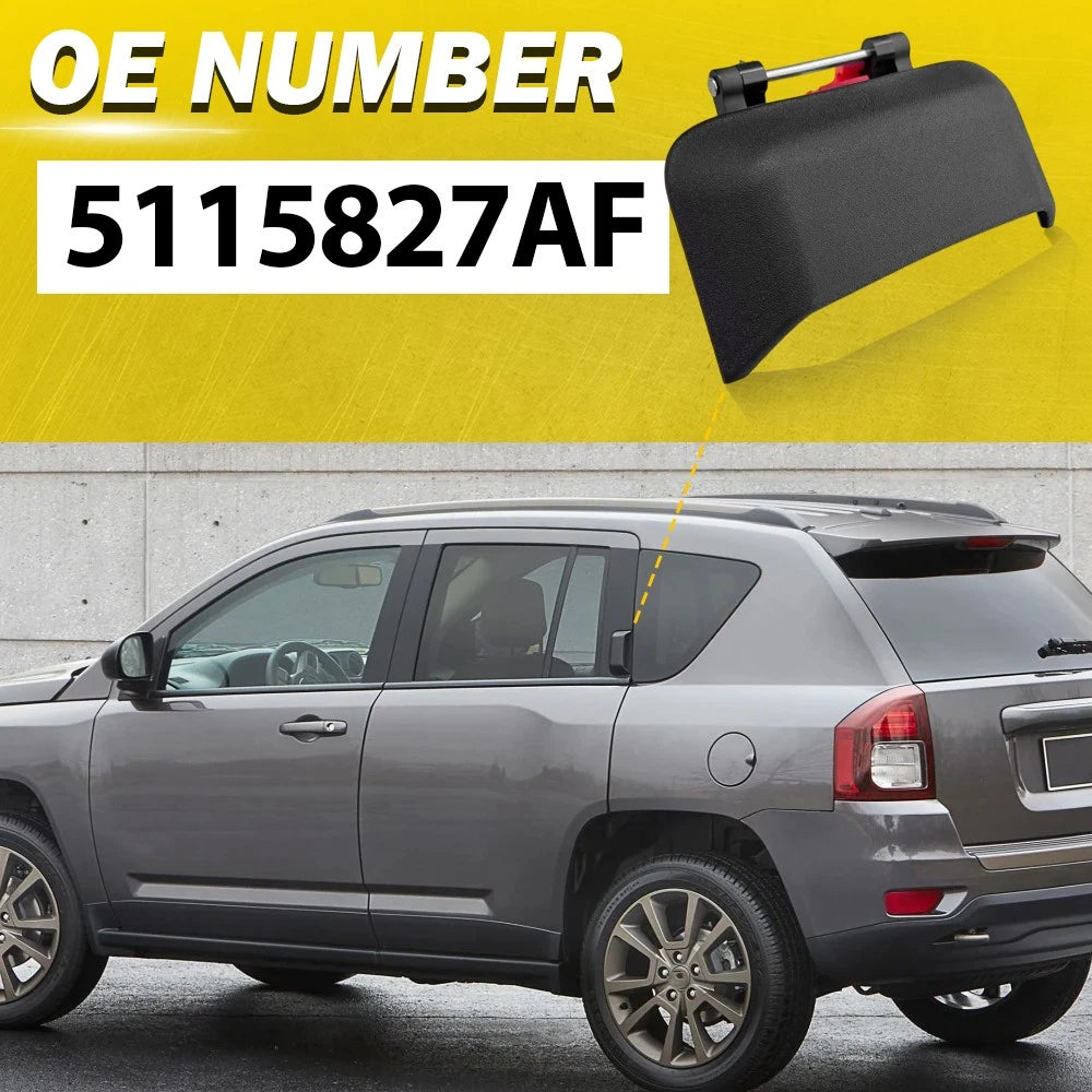 Left Side Rear Door Handle for Jeep Compass (2007–2016) Black