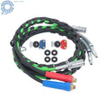 Wrap Set Air Line Hose Assemblies for Semi Truck Tractor Trailer (12 Ft)