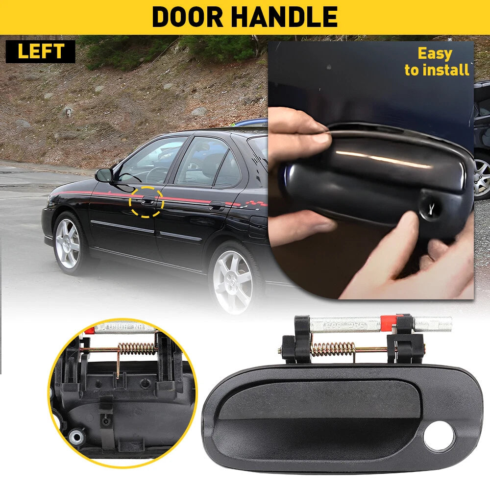 Outer Door Handle for Nissan Sentra (2000–2006) Left Driver Side
