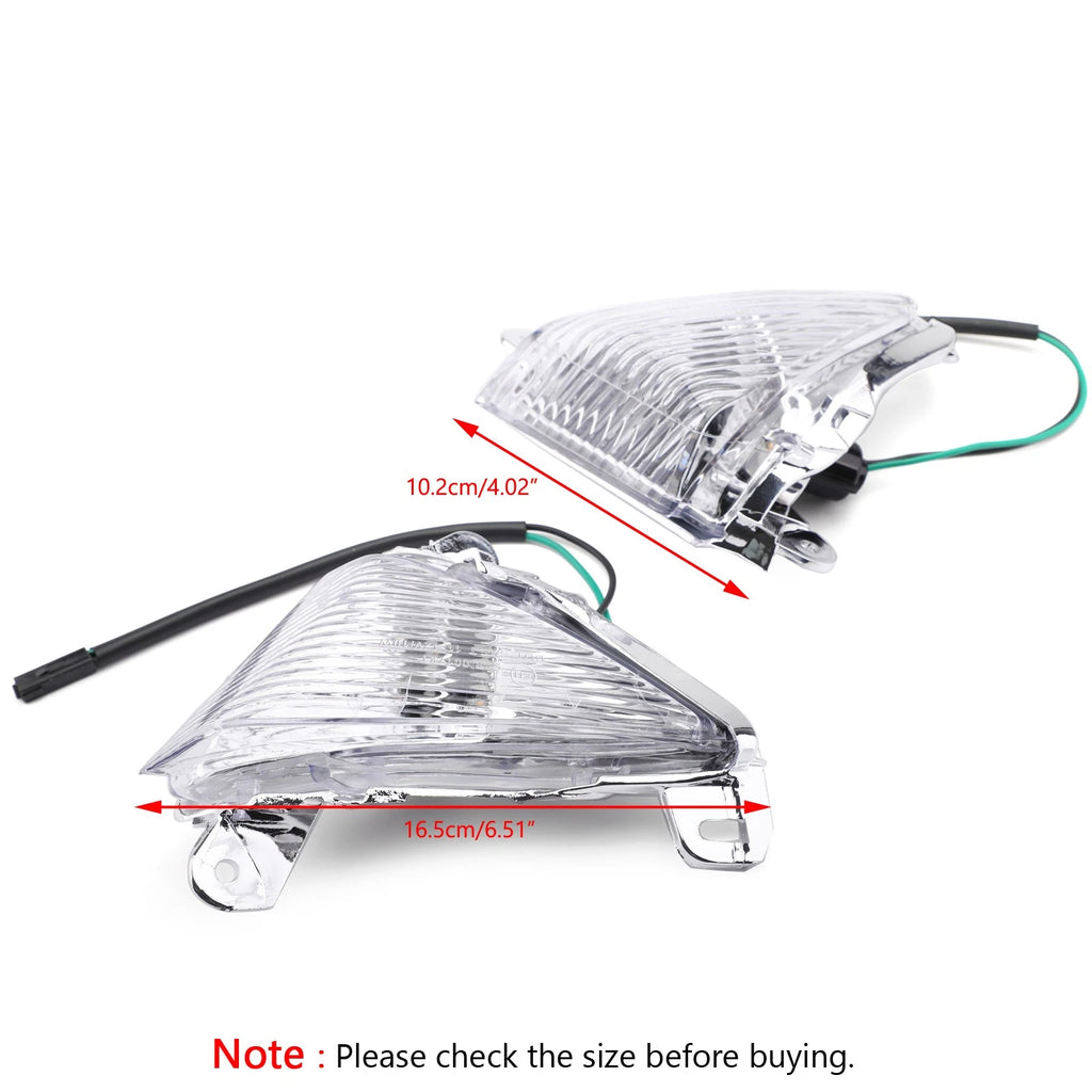 Front Turn Signal Lens for Kawasaki Ninja ZX6R ZX10R ZX14R EX650 ER-6N GTR1400