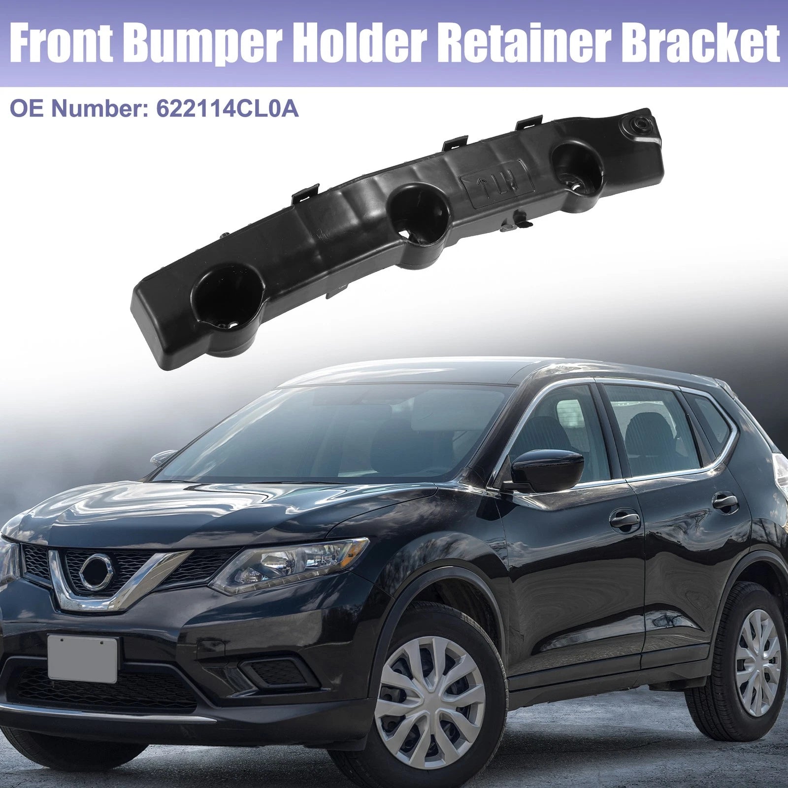 Front Left Bumper Mounting Bracket No. 622114CL0A for Nissan Rogue (2014–2016)