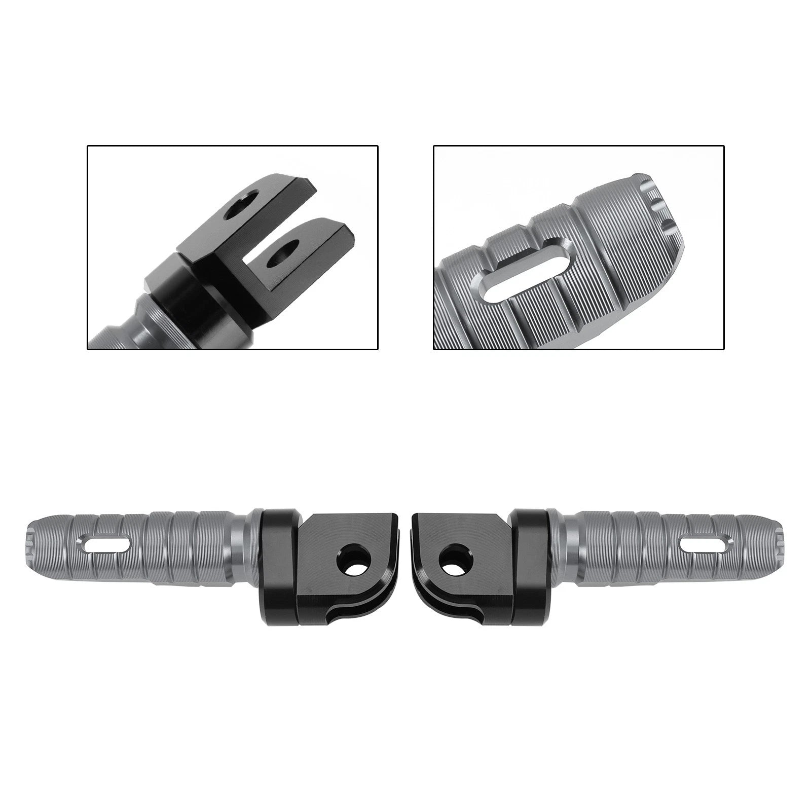 Front Footrests Foot Pegs for Kawasaki ZX-4R ZX-4RR Ninja 400 (2024–2025, 2018–2024)
