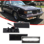 4X Smoke LED Side Marker Lights for Oldsmobile Cutlass 442 (1981–1988)