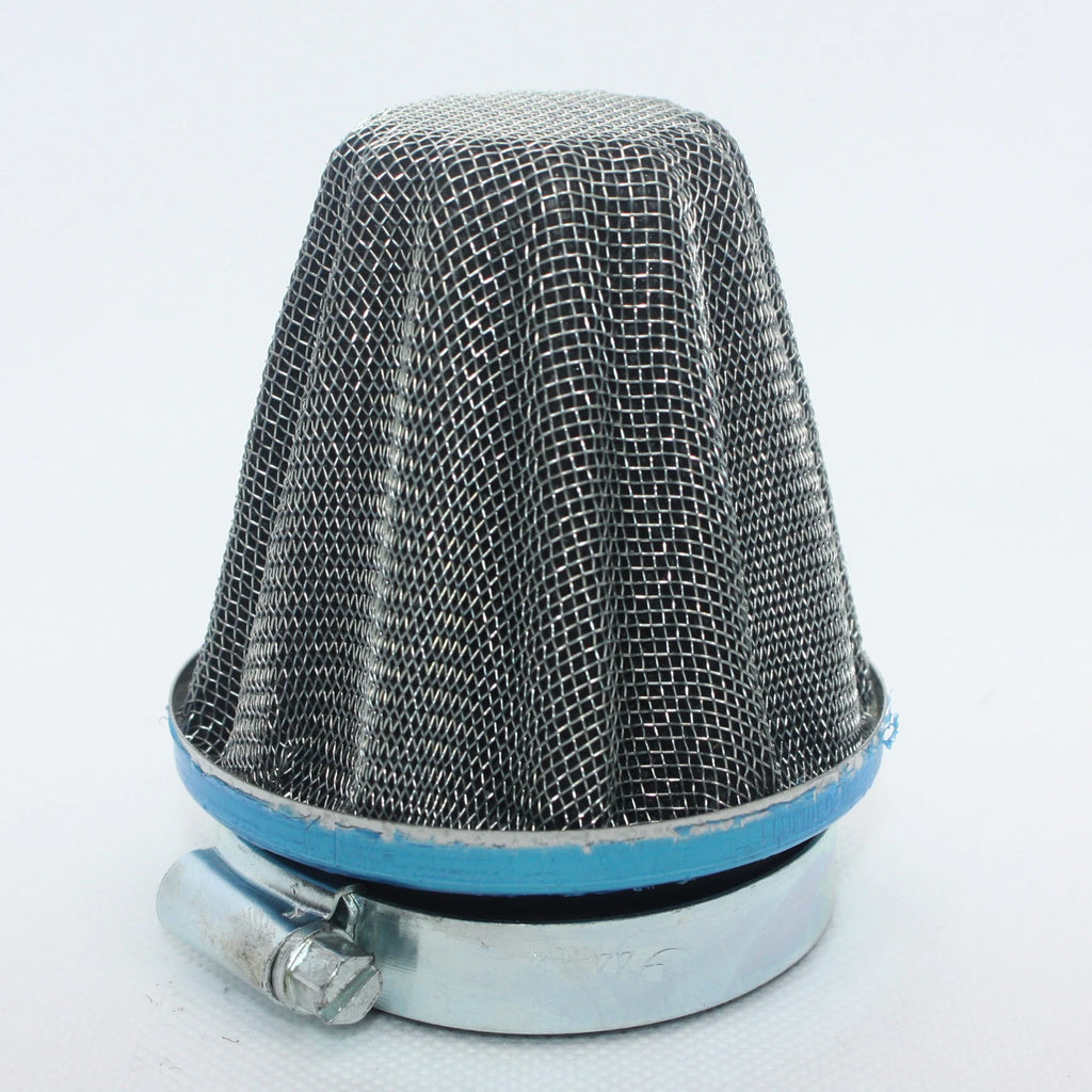 48mm Steel Chrome Pod Air Filter for Quad Dirt Bike ATV Dune Buggy
