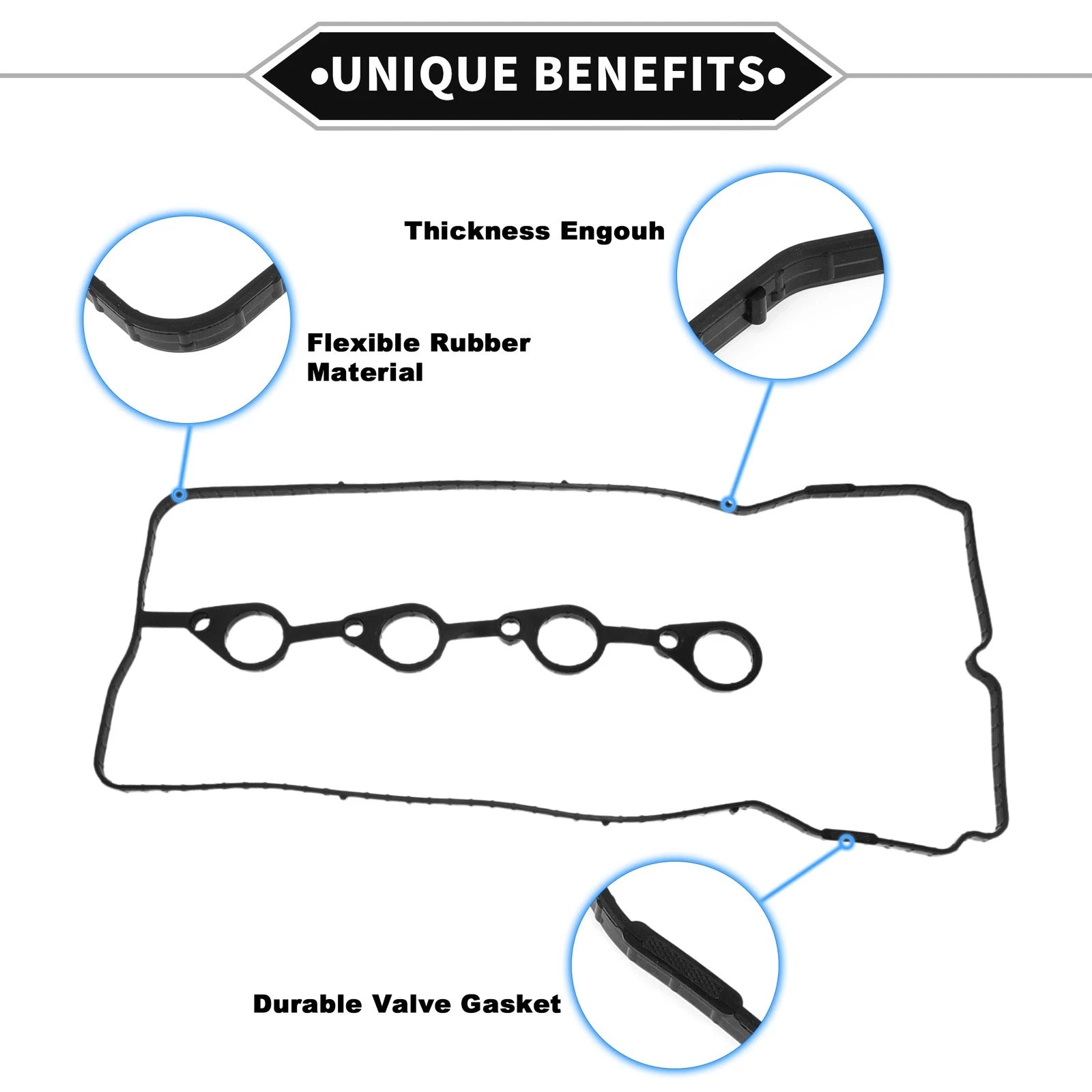 Valve Cover Gasket No. 224412B801 for Hyundai Accent i30 (GD) 1.6 (2011–2017)
