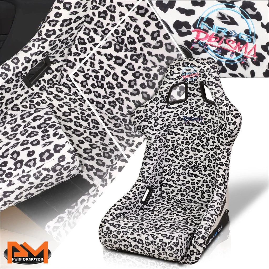 NRG FRP-302-WT-SAVAGE Racing Bucket Seat for Universal Fit (2010–2023)