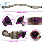 Set of 2 Catalytic Converters for Chevy Cruze 1.4L 4-Door (2011–2015)