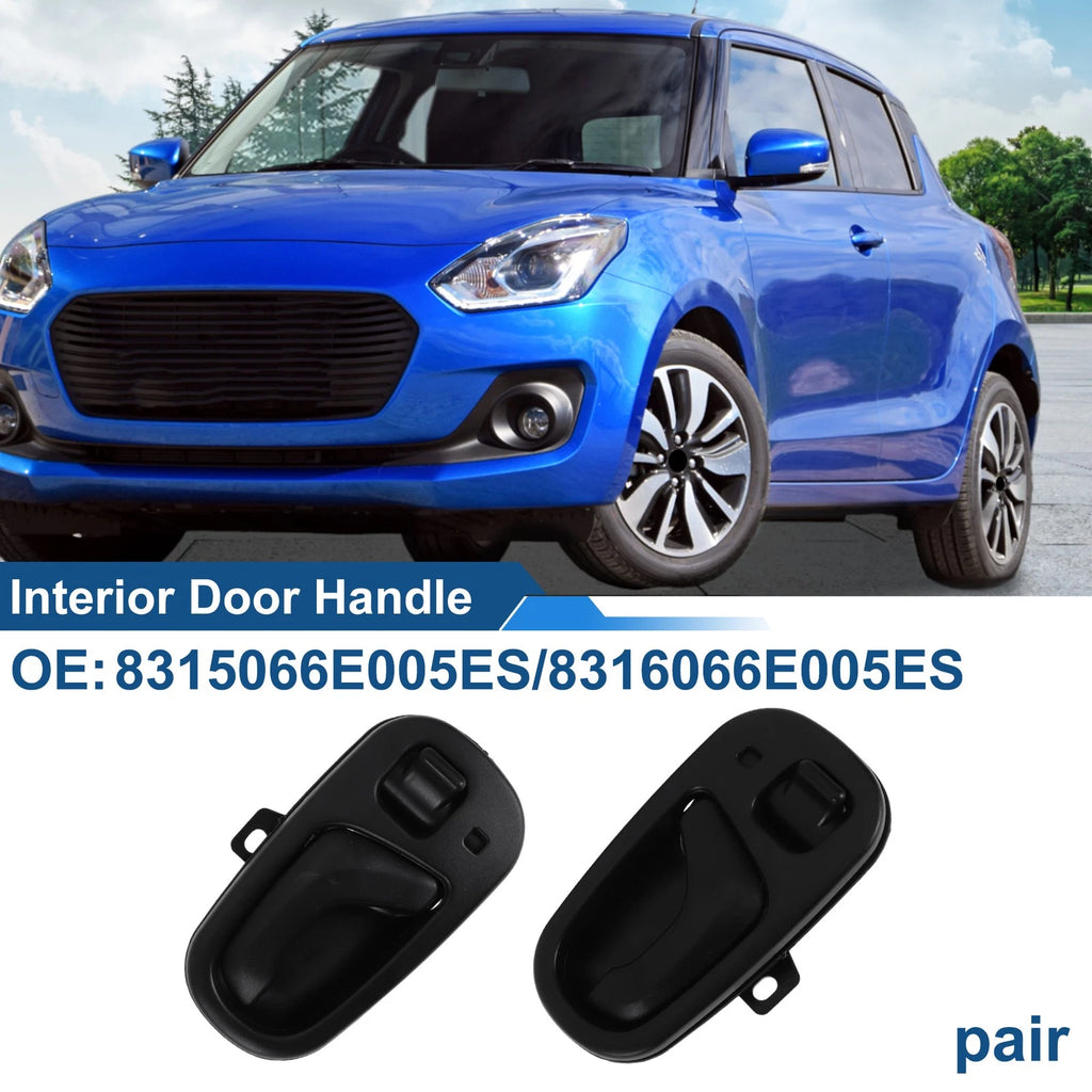 Interior Door Handle for Suzuki Swift (1992–1995) No. 8315066E005ES Black
