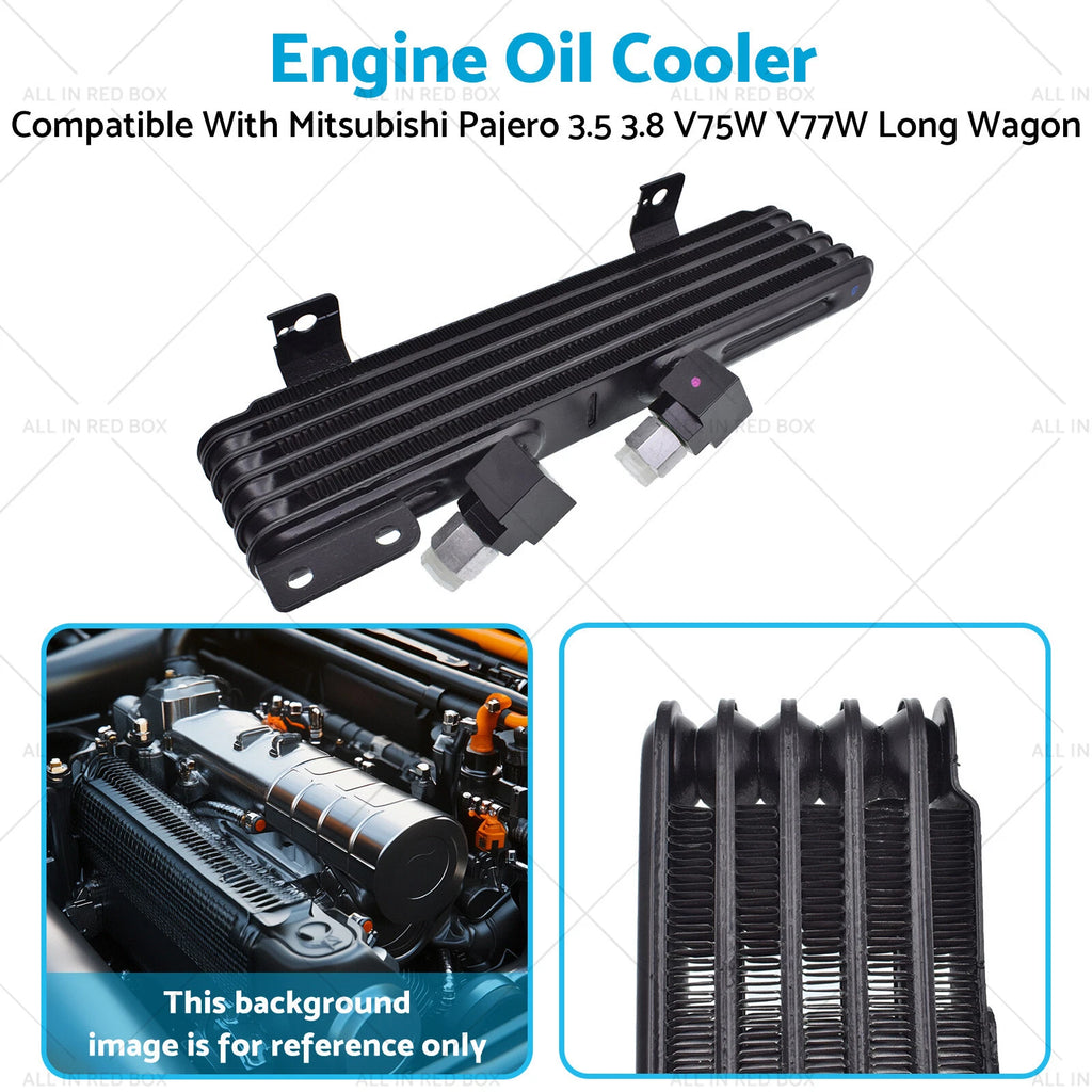Engine Oil Cooler for Mitsubishi Pajero V75W V77W (1999–2006)