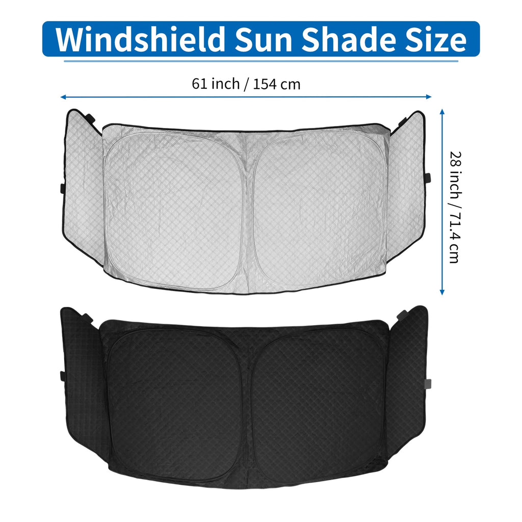 Car Window Cover for Mitsubishi Delica Mini B34A (1994–1999) Aluminum Film Black
