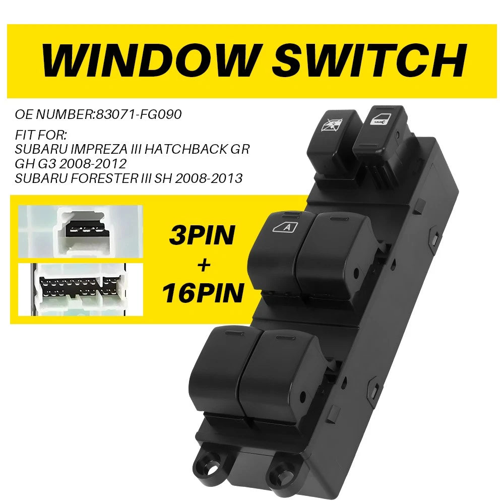 Power Window Switch for Subaru Impreza (2008–2012)