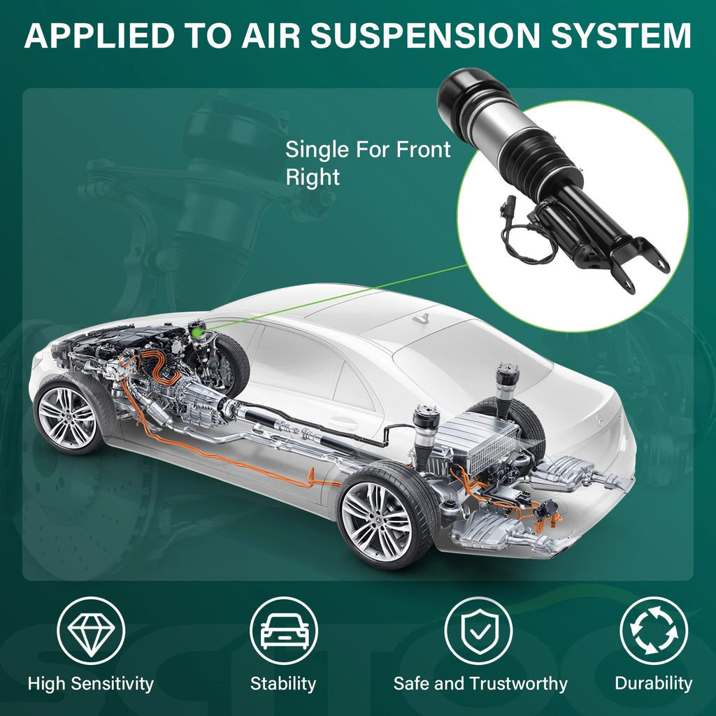 Front Right Air Suspension Shock Strut for Mercedes W211 W219 (2003–2009)