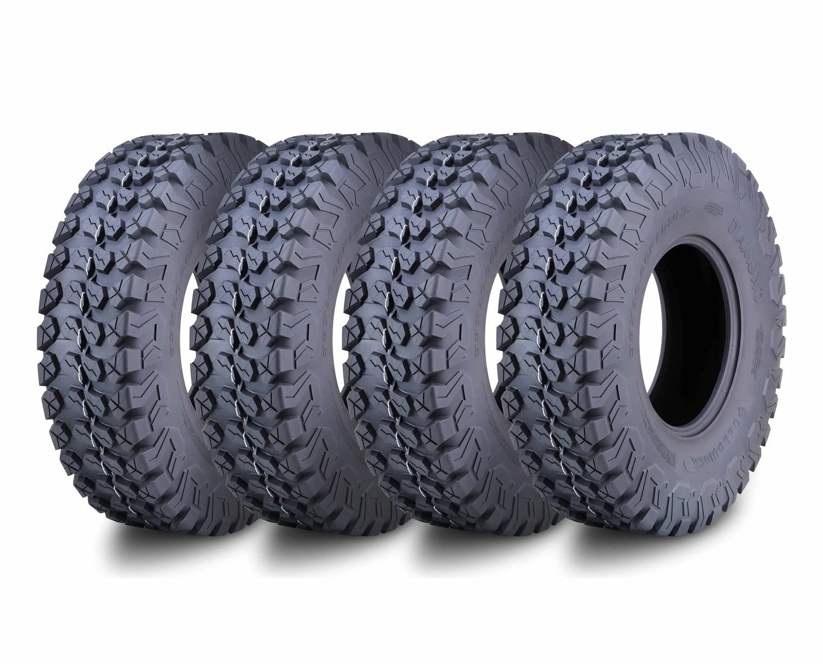 Set of 4 ROADGUIDER Heavy Duty 32x10R14 10-Ply Radial UTV ATV Tires