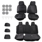 Leather Car Seat Covers Full Set for Ford F-150 (2015–2024) Waterproof