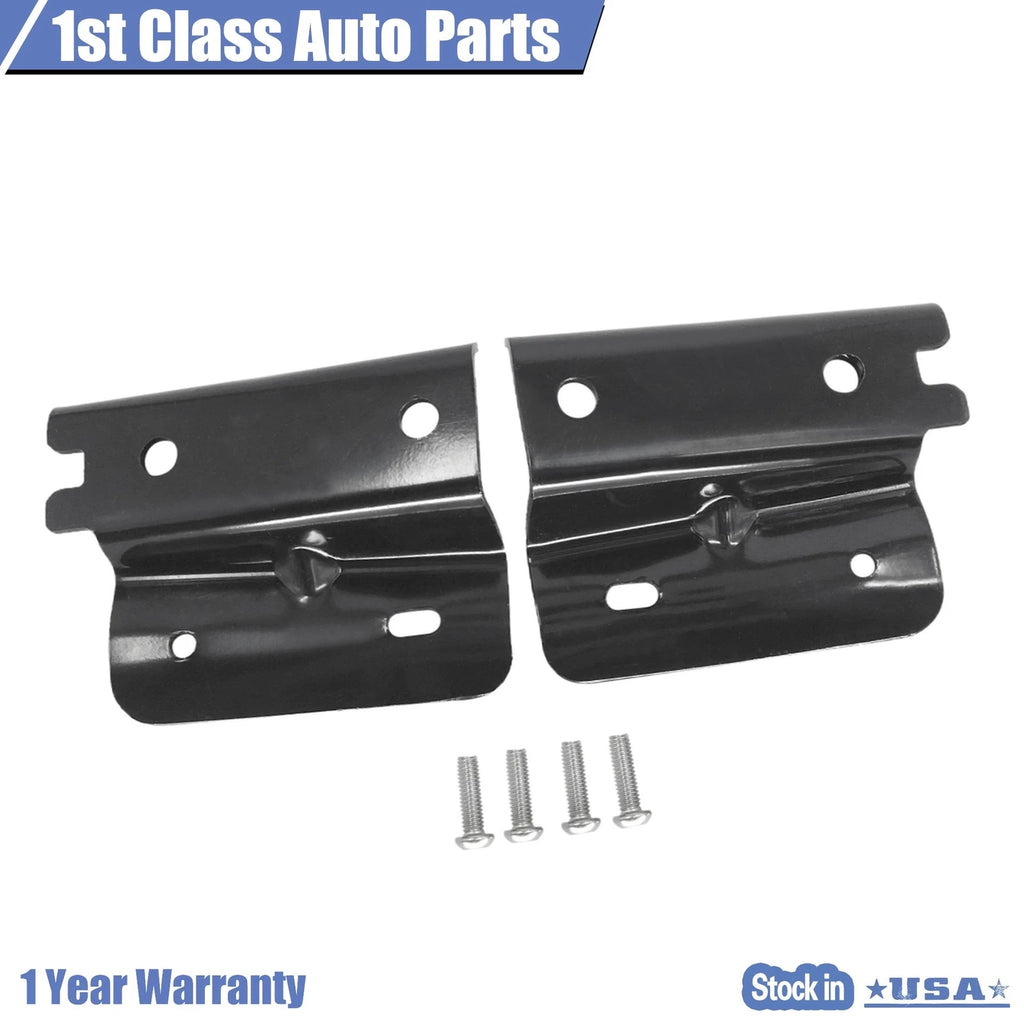Set of 2 Soft Top Bow Brackets & Screws for Jeep Wrangler JK (2013–2018)
