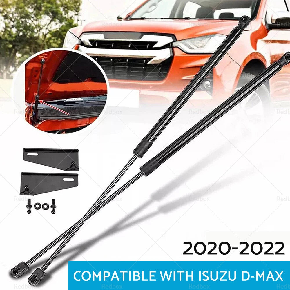 2X Hood Shock Strut for Isuzu D-Max (2020–2022)