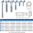 Transmission Bolt Kit for Honda Acura B Series B16/B18/B20 Civic EG/EK/Si (1992–2000)