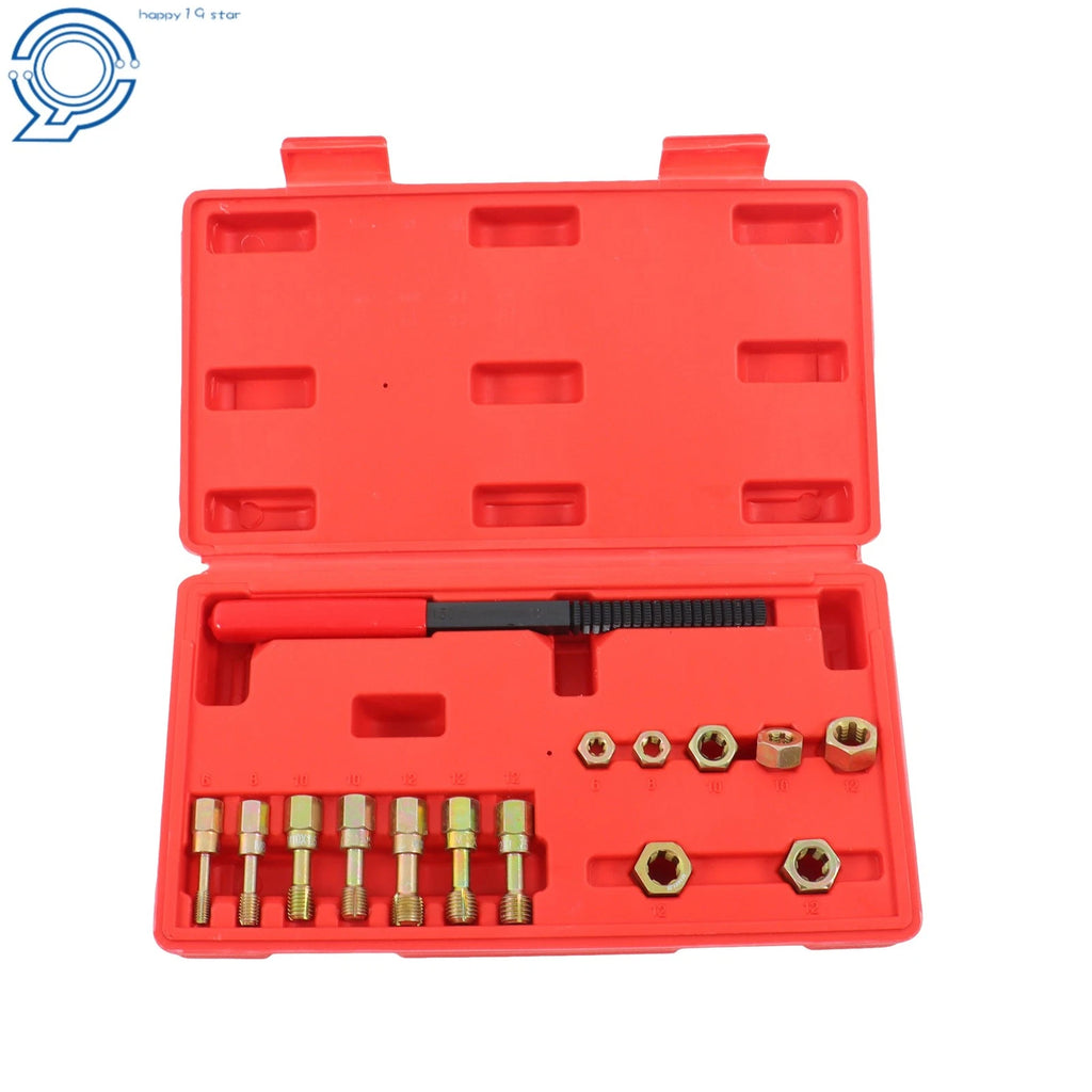 15pcs Metric Thread Chaser Set for Rethreading M6-M12