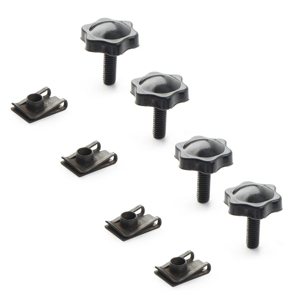 Set of 4 Saddlebag Lock Mounting Theft Deterrent Bolts for Harley FLHT