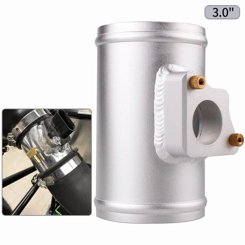 76mm Mass Air Flow Sensor Adapter Intake Pipe for Subaru Mazda